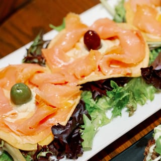 Smoked Salmon Tostadas