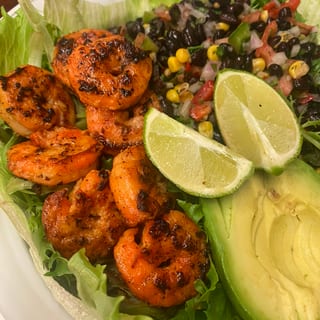 Southwest Shrimp Avocado Salad