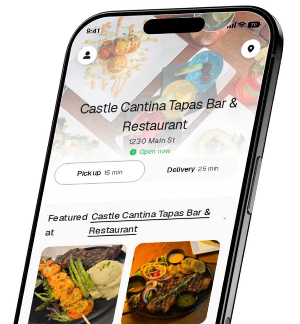 Castle Cantina Tapas Bar & Restaurant app preview